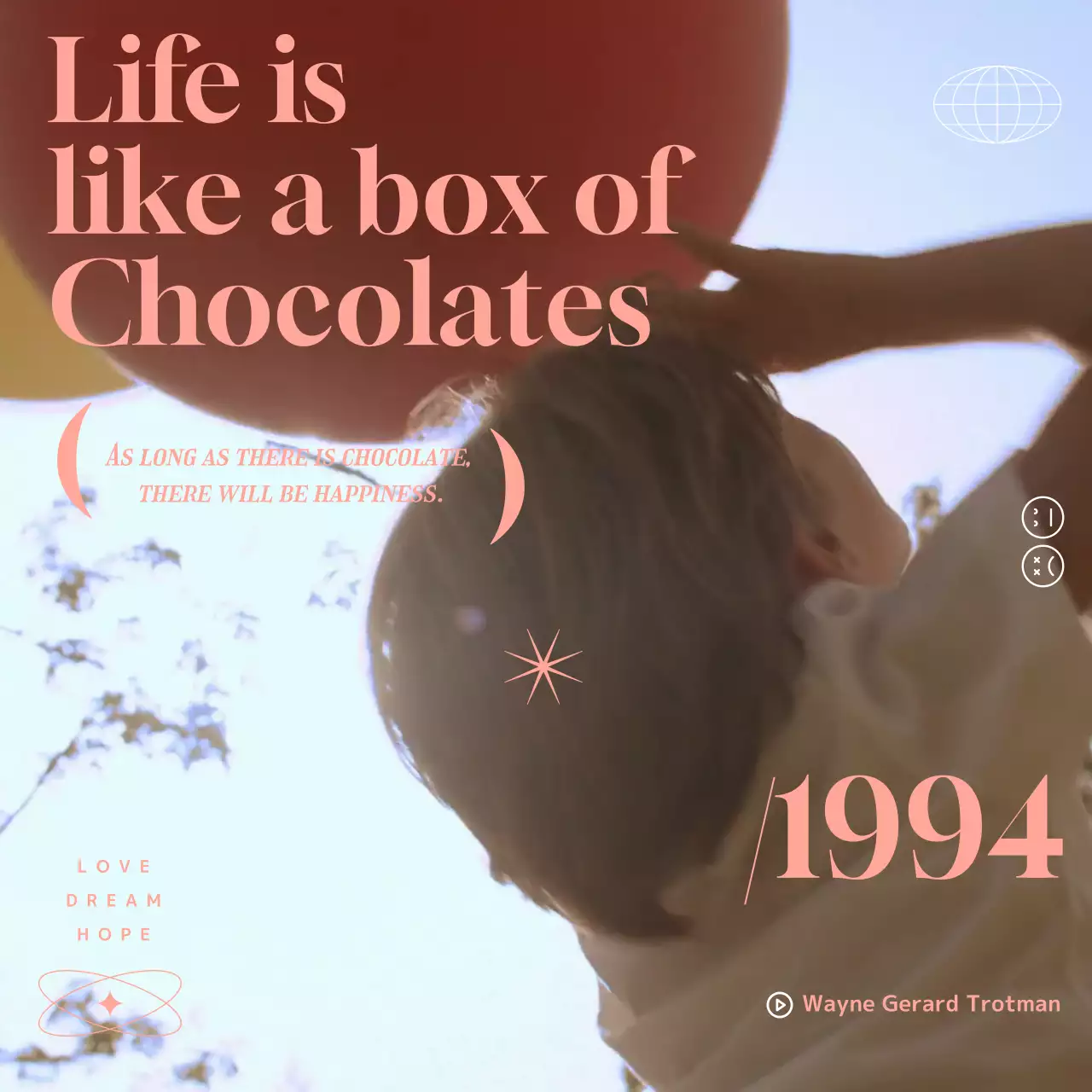 핑크색의 감성적인 어린시절을 담은 동영상