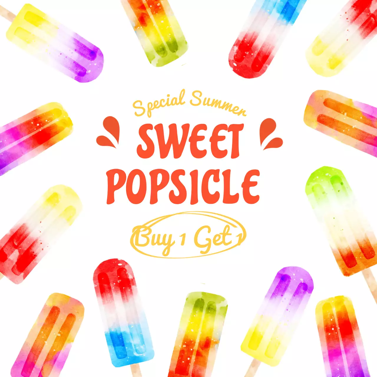 아이스 캔디 판매 여름 음료