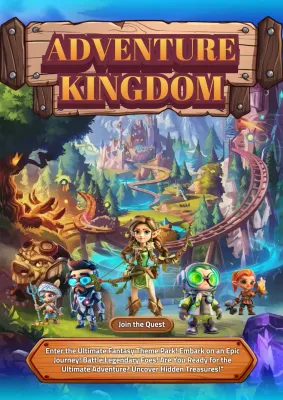 Colourful Fantasy Theme Park Promotion Poster