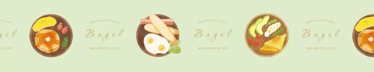 민트 아기자기한 베이커리 디자인