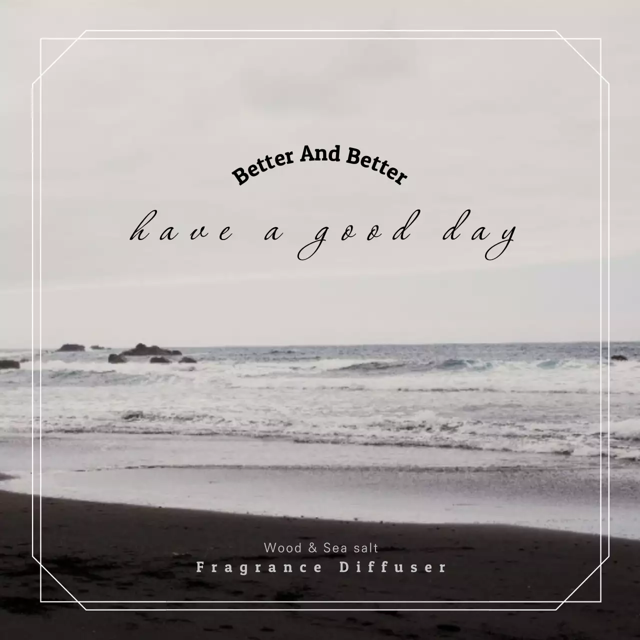 グレー シンプル 香り ラベル