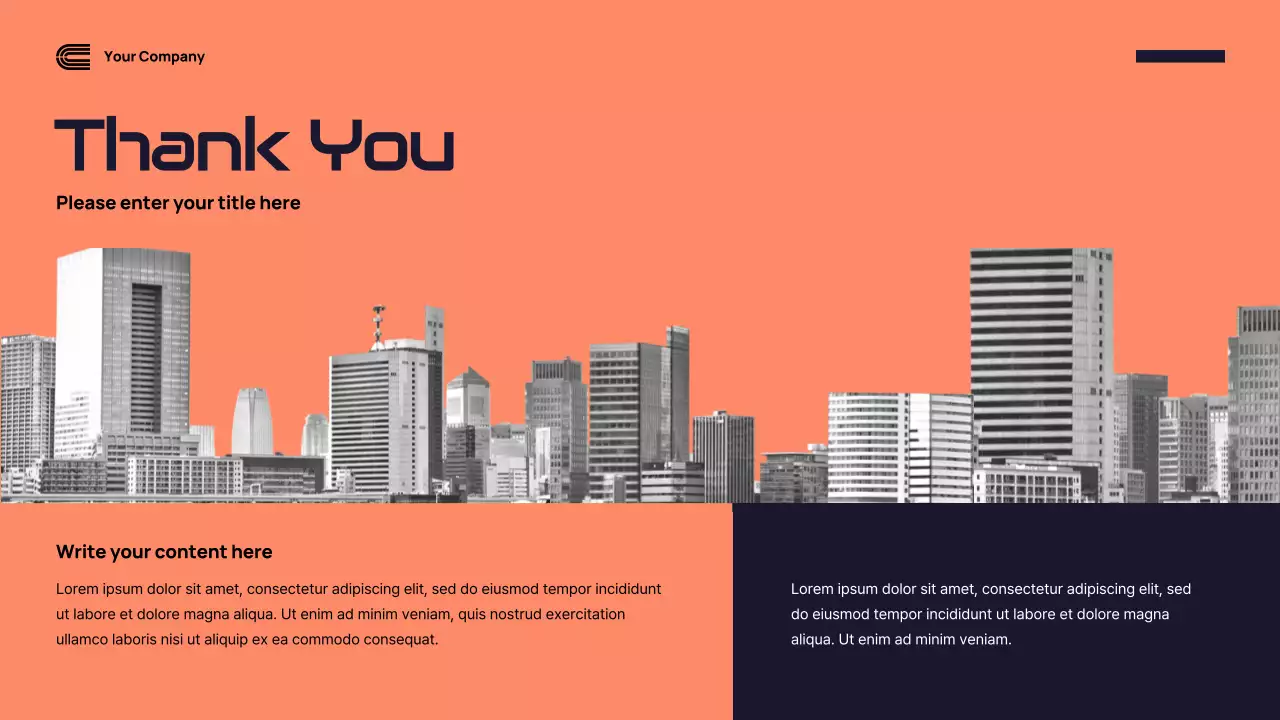 Navy Modern Social Media Campaign Report Presentation