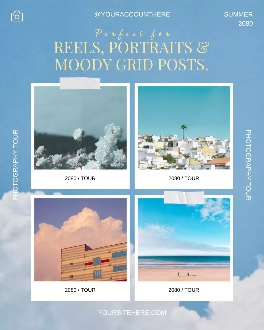 Memorable Photography Tour Promotion in Vintage Nostalgic Style for Instagram Post