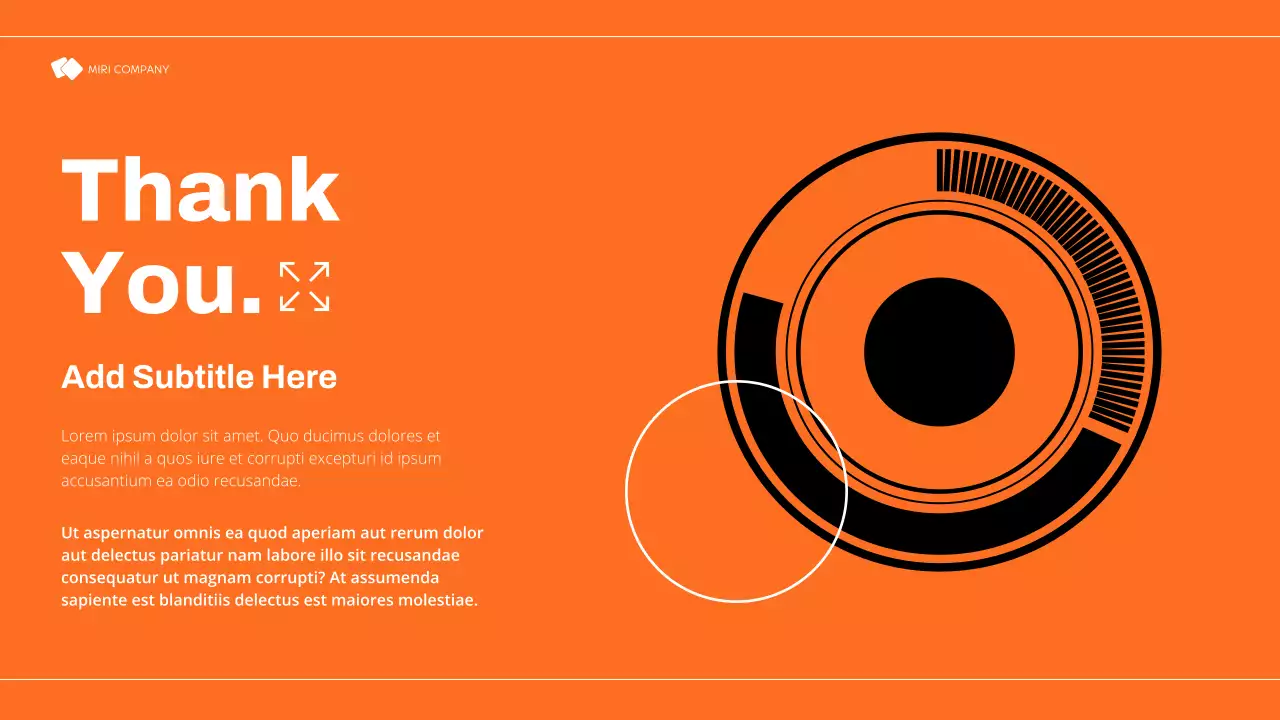 Orange Modern Marketing Plan Presentation