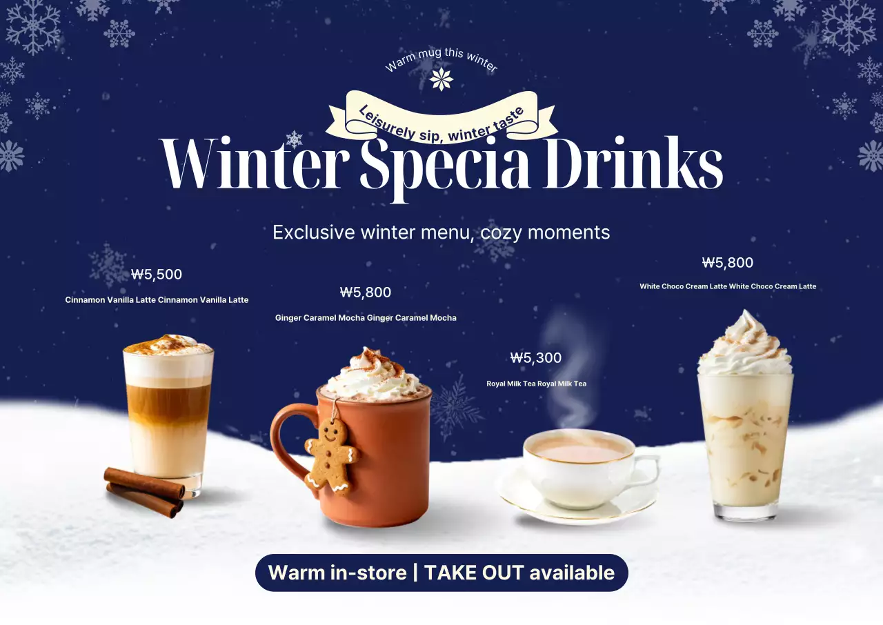 Khuyến mãi thực đơn mùa đông hiện đại của Navy