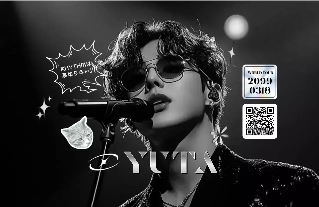 白黒 クール 音楽 推し活