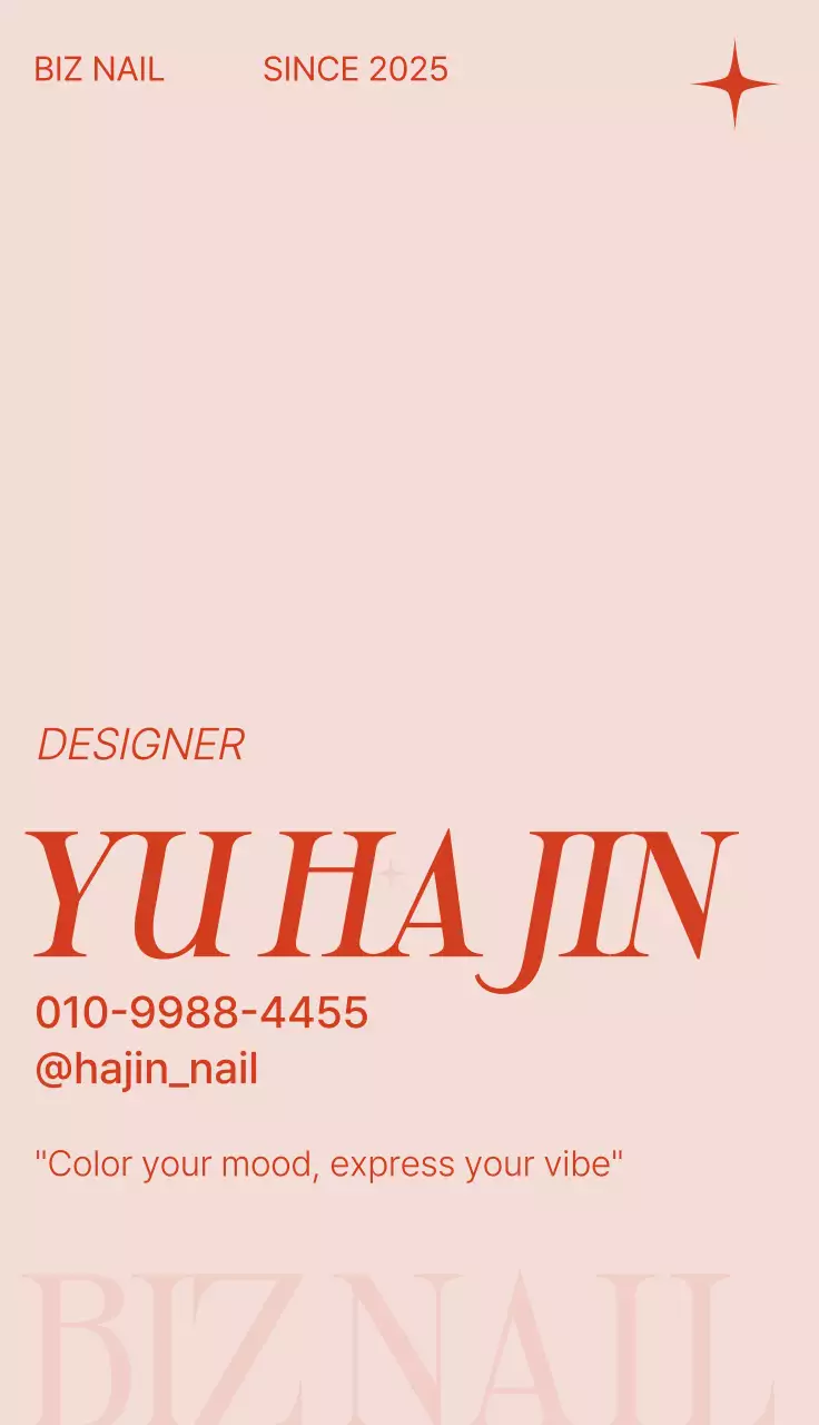 Promoção do Salão de Unhas Moderno Azul Celeste