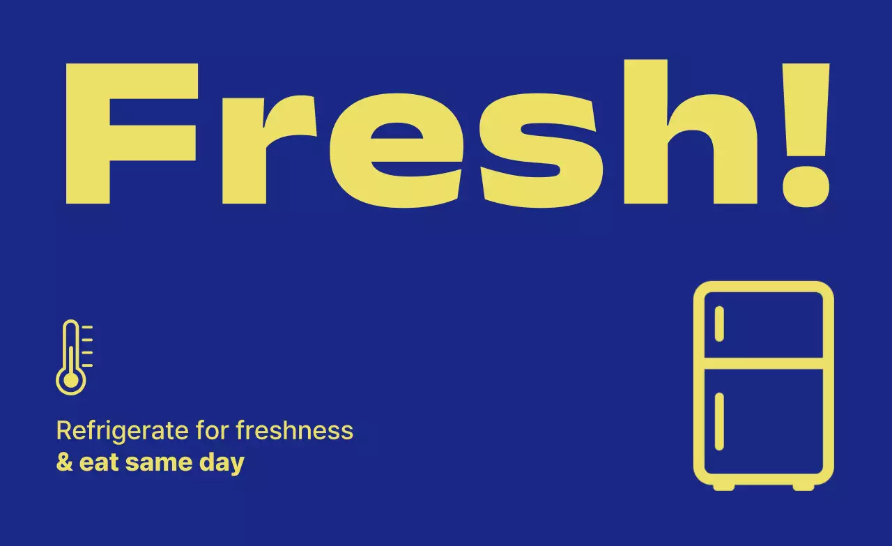 Guia de armazenamento de alimentos Blue Modern