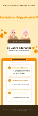 Orange Simple Gesundheitskampagne