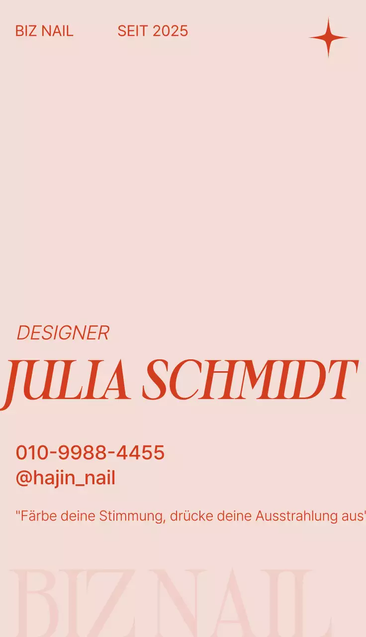 Sky Blue Modern Nail Salon Shop Promotion