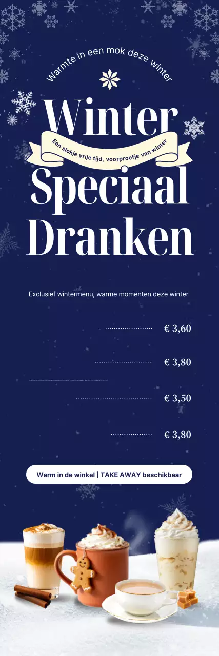 Marine Modern Wintermenu Promotie