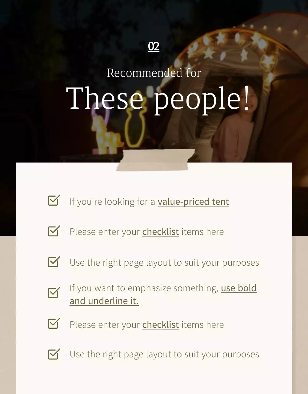 Blue Rustic Camping Advertisement Poster