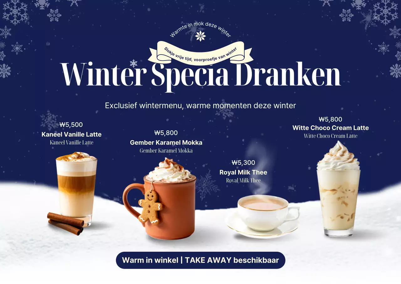 Marine Modern Wintermenu Promotie