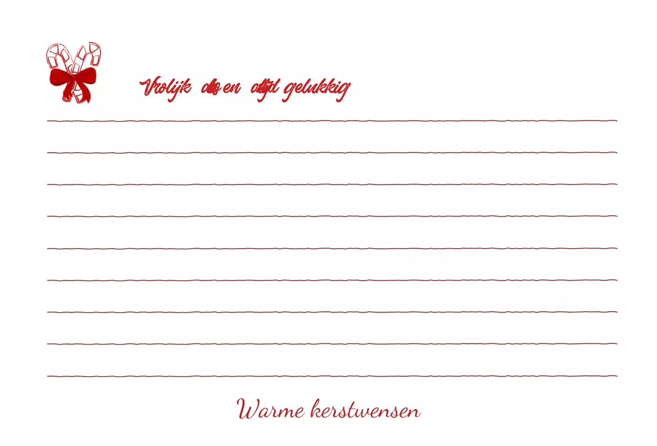 Roze baby kerstkaart