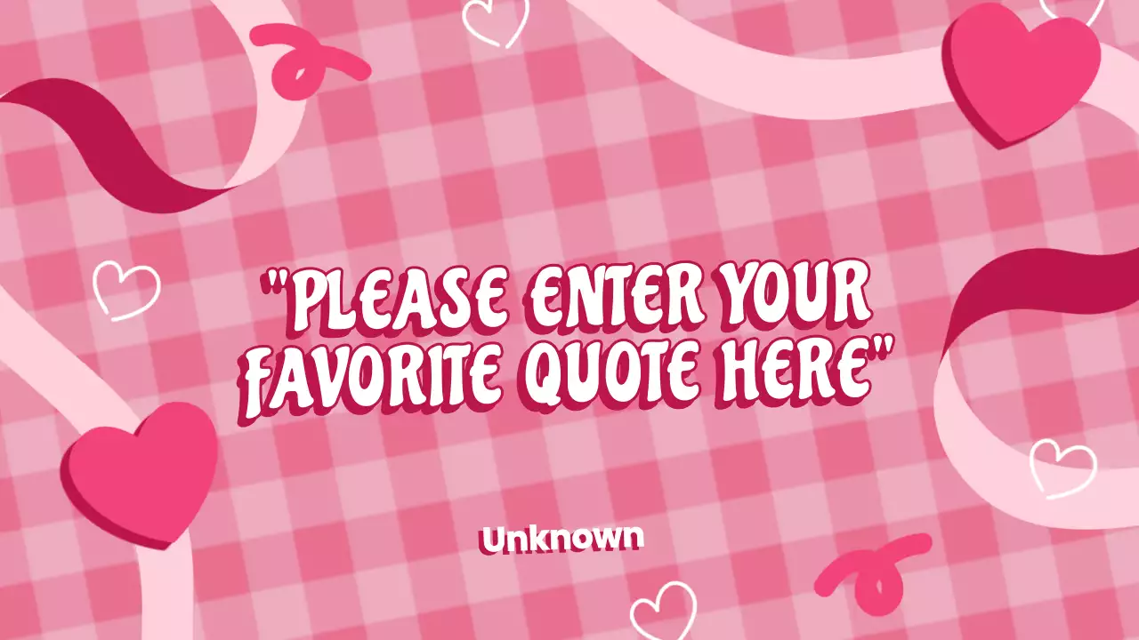 Pink Trendy Love Presentation