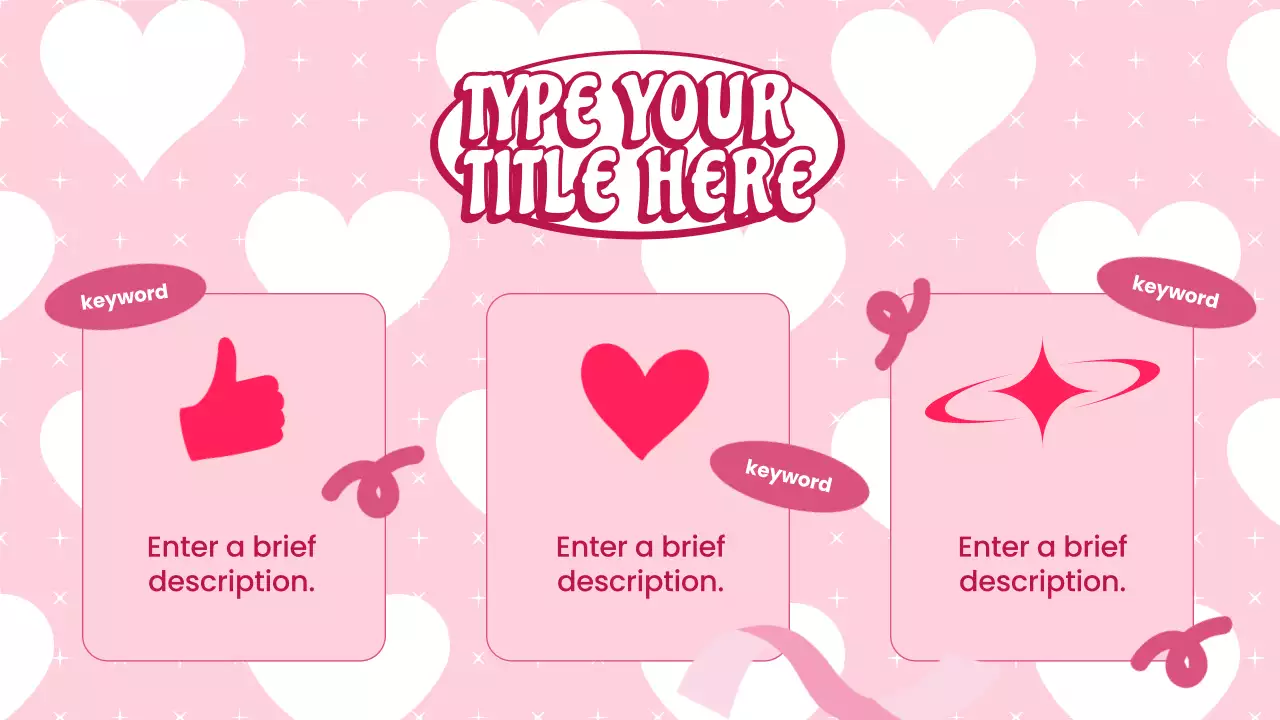 Pink Trendy Love Presentation