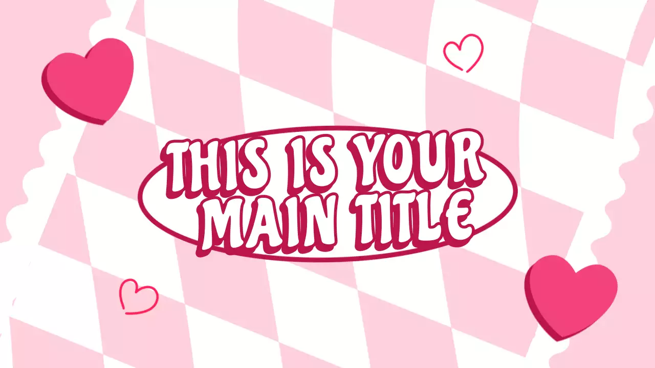 Pink Trendy Love Presentation