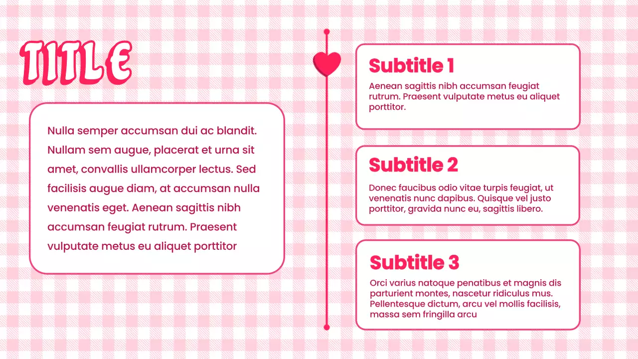 Pink Trendy Love Presentation