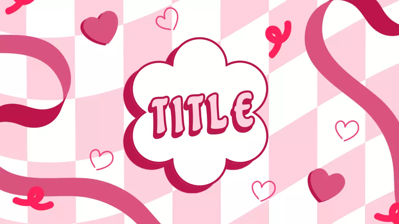 Pink Trendy Love Presentation