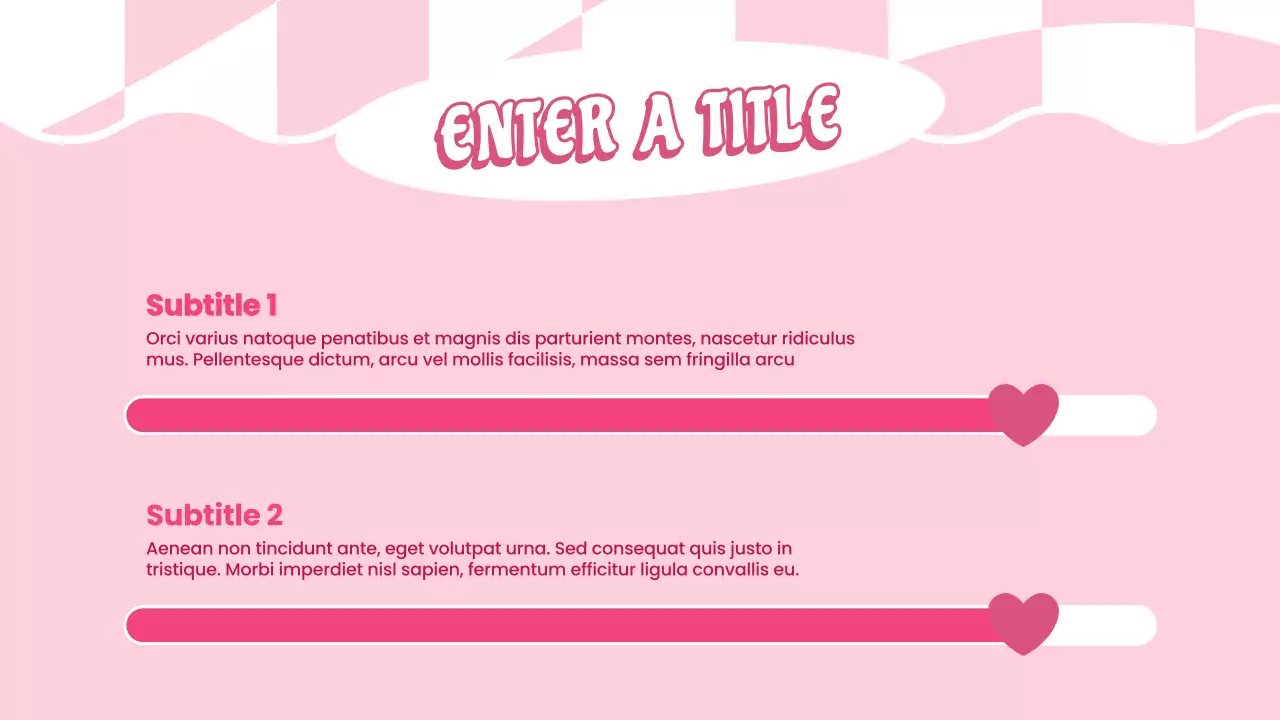 Pink Trendy Love Presentation