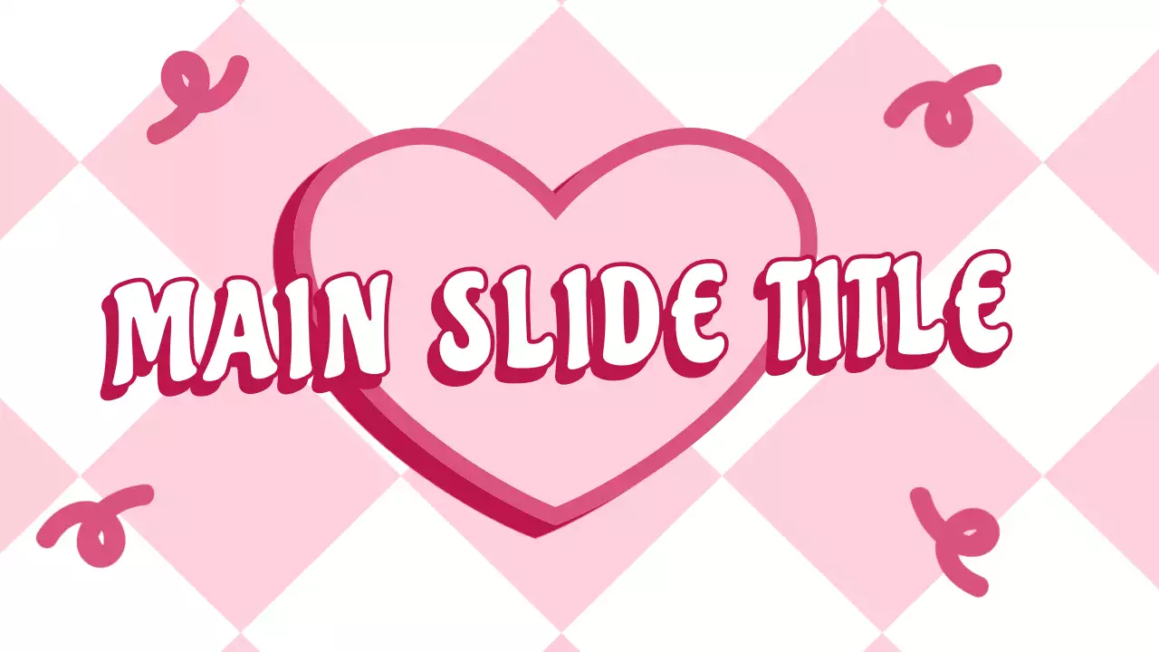 Pink Trendy Love Presentation