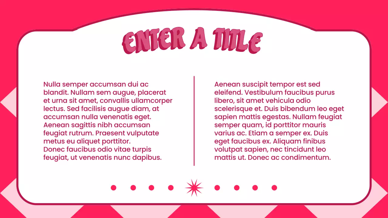 Pink Trendy Love Presentation