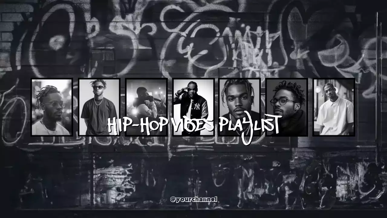 Black Urban Hip-Hop Playlist YouTube Thumbnail