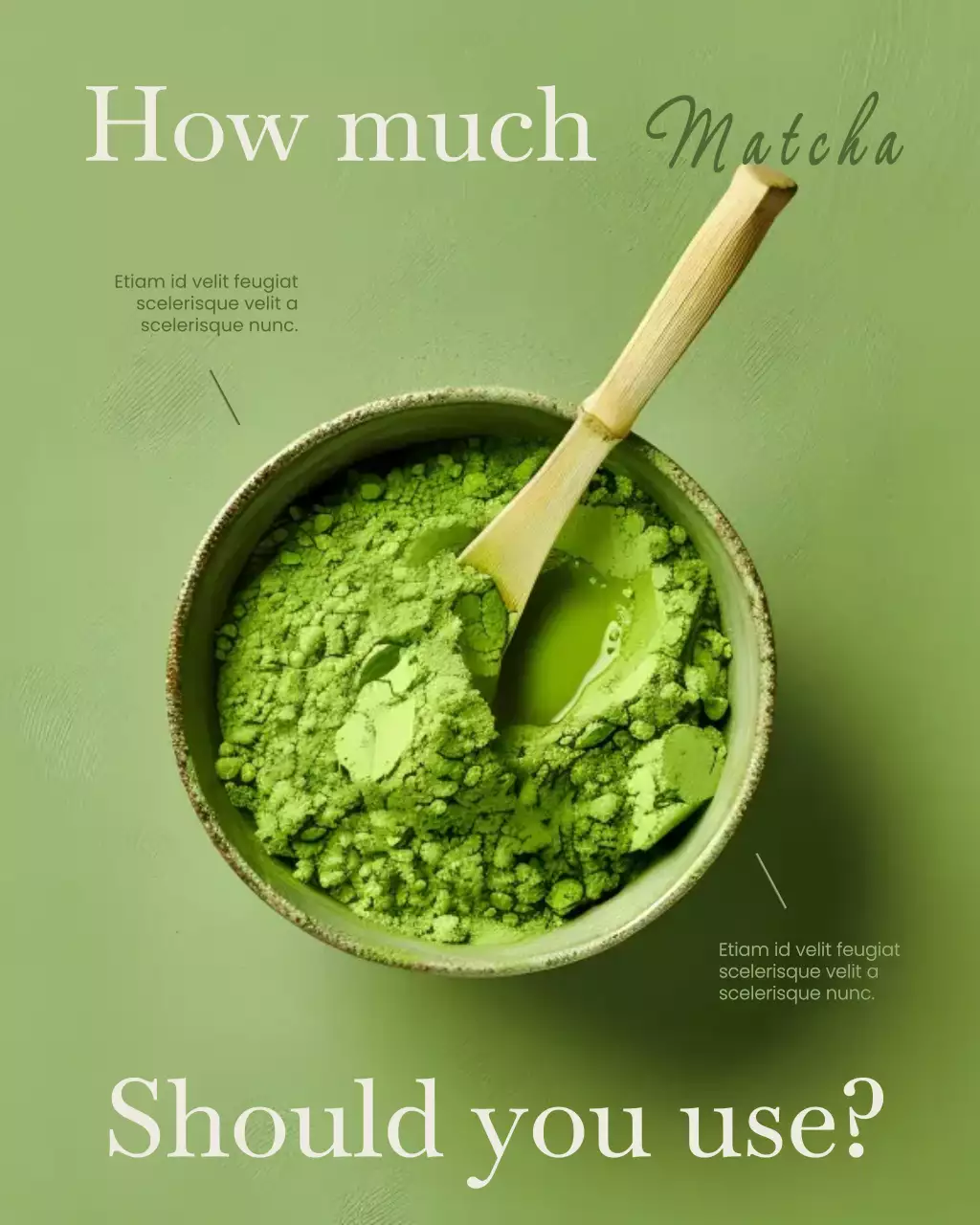 Green Minimal Matcha Guide Instagram Post