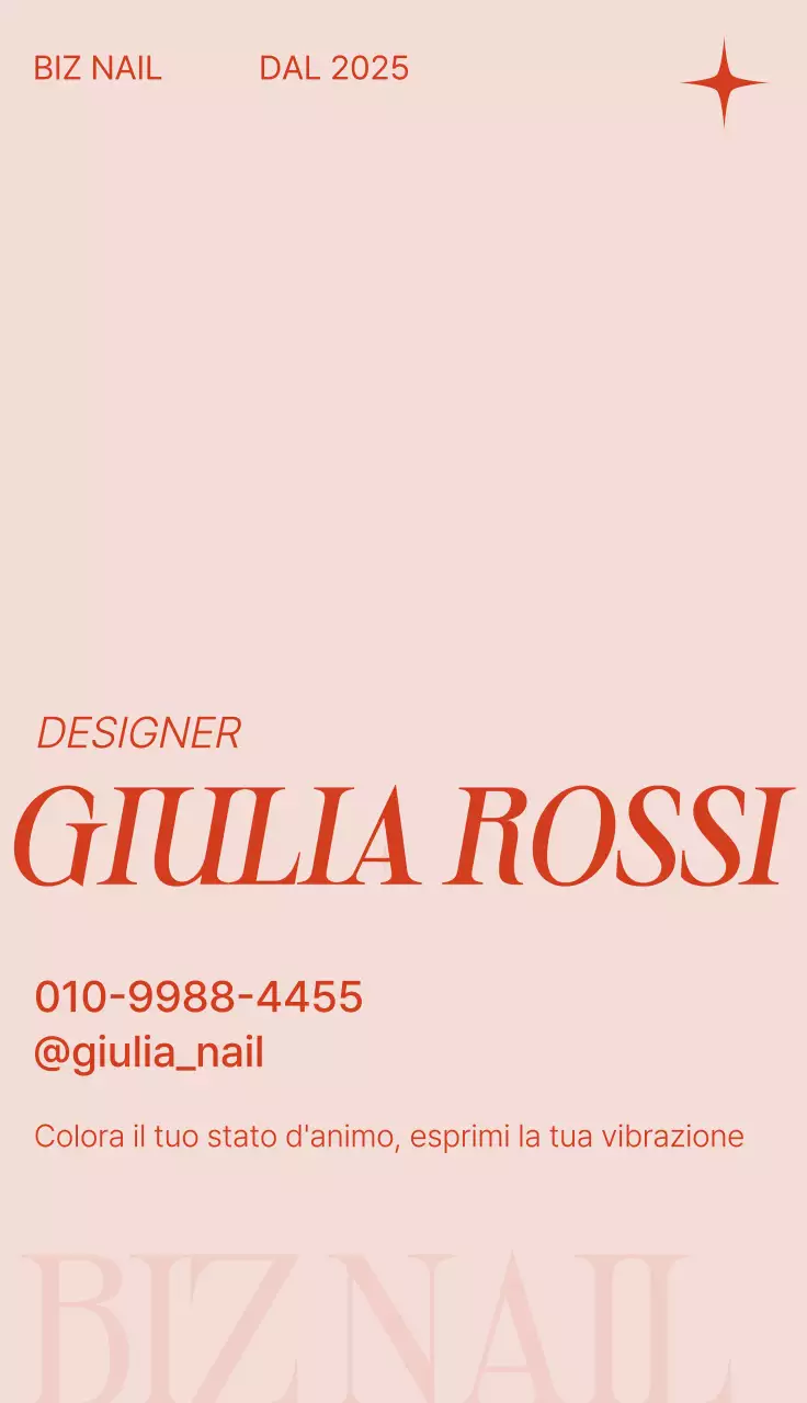 Promozione del negozio del salone per unghie moderno blu cielo