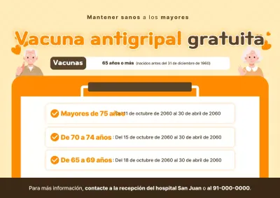 Campaña de salud Orange Simple