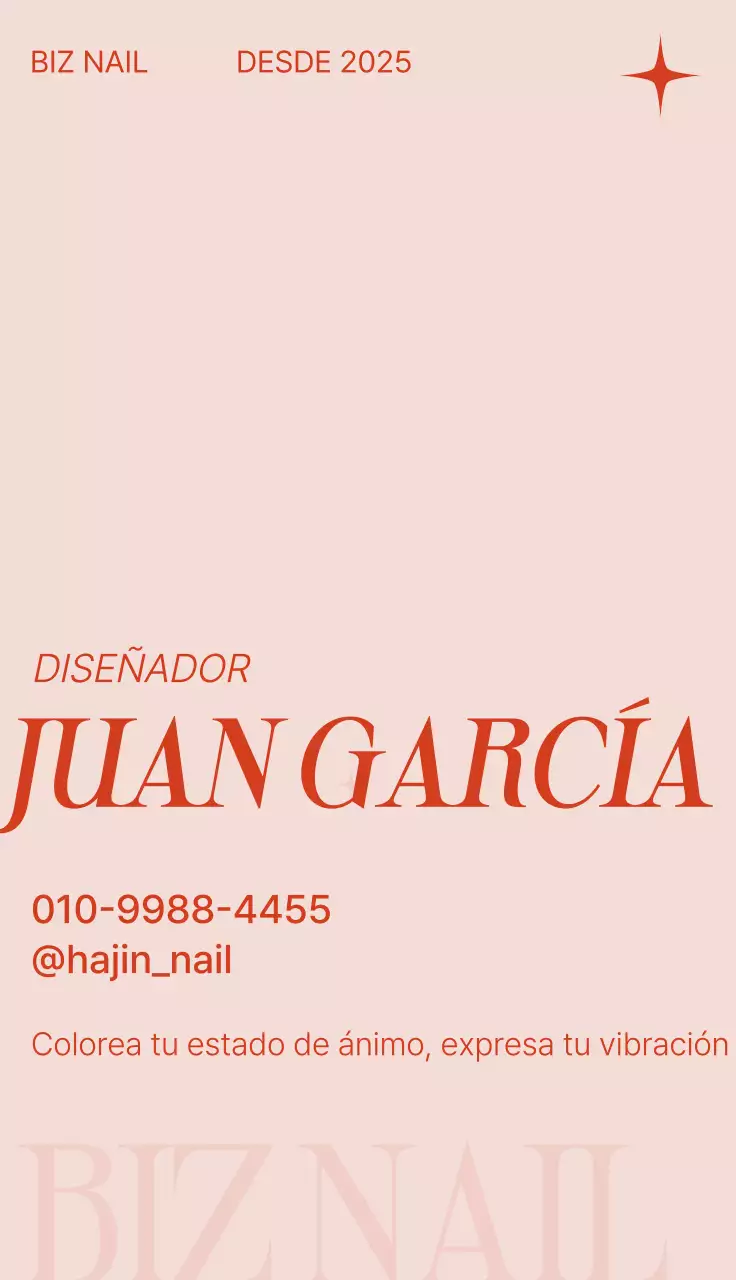 Promoción de salón de uñas moderno Sky Blue