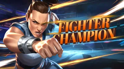 Blue Bold Fighter Promotion YouTube Thumbnail