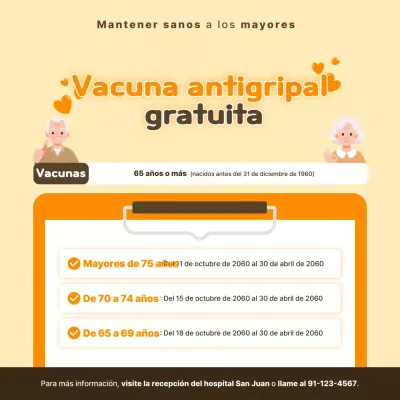 Campaña de salud Orange Simple