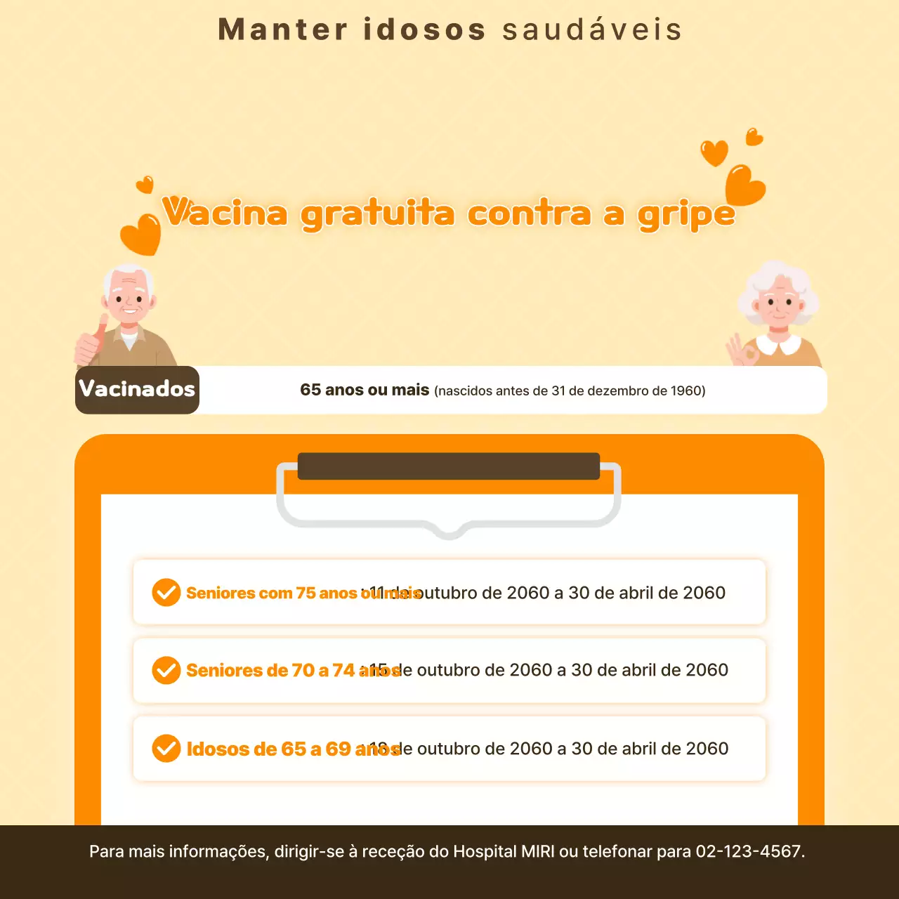 Campanha de Saúde Simples Laranja