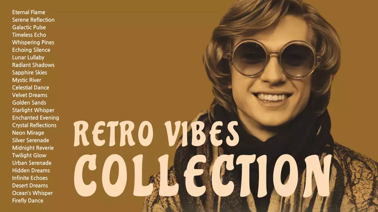 Brown Retro Music Promotion YouTube Thumbnail