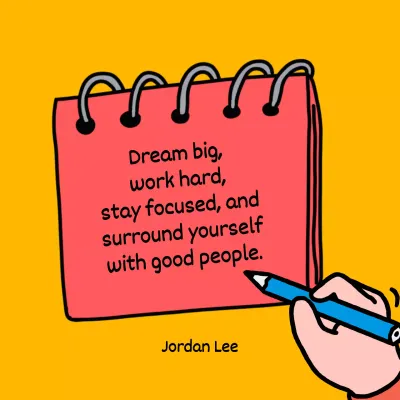 Yellow Retro Motivation Card Social Media Post