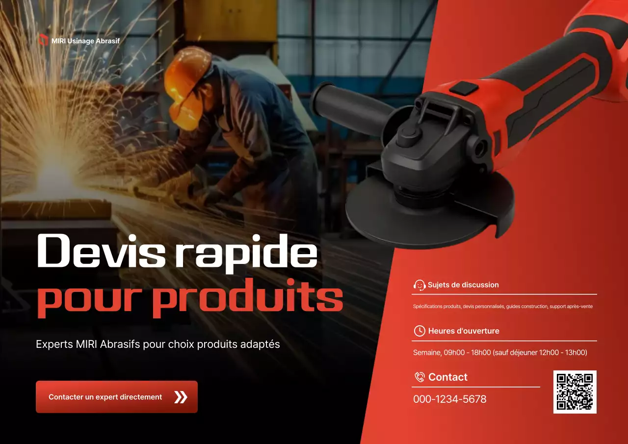 Promotion des produits industriels modernes rouges
