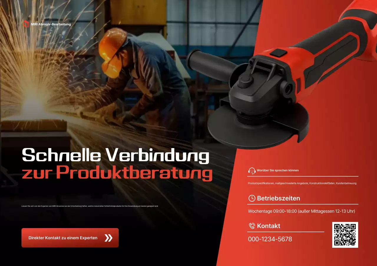 Werbeaktion für moderne Industrieprodukte von Red