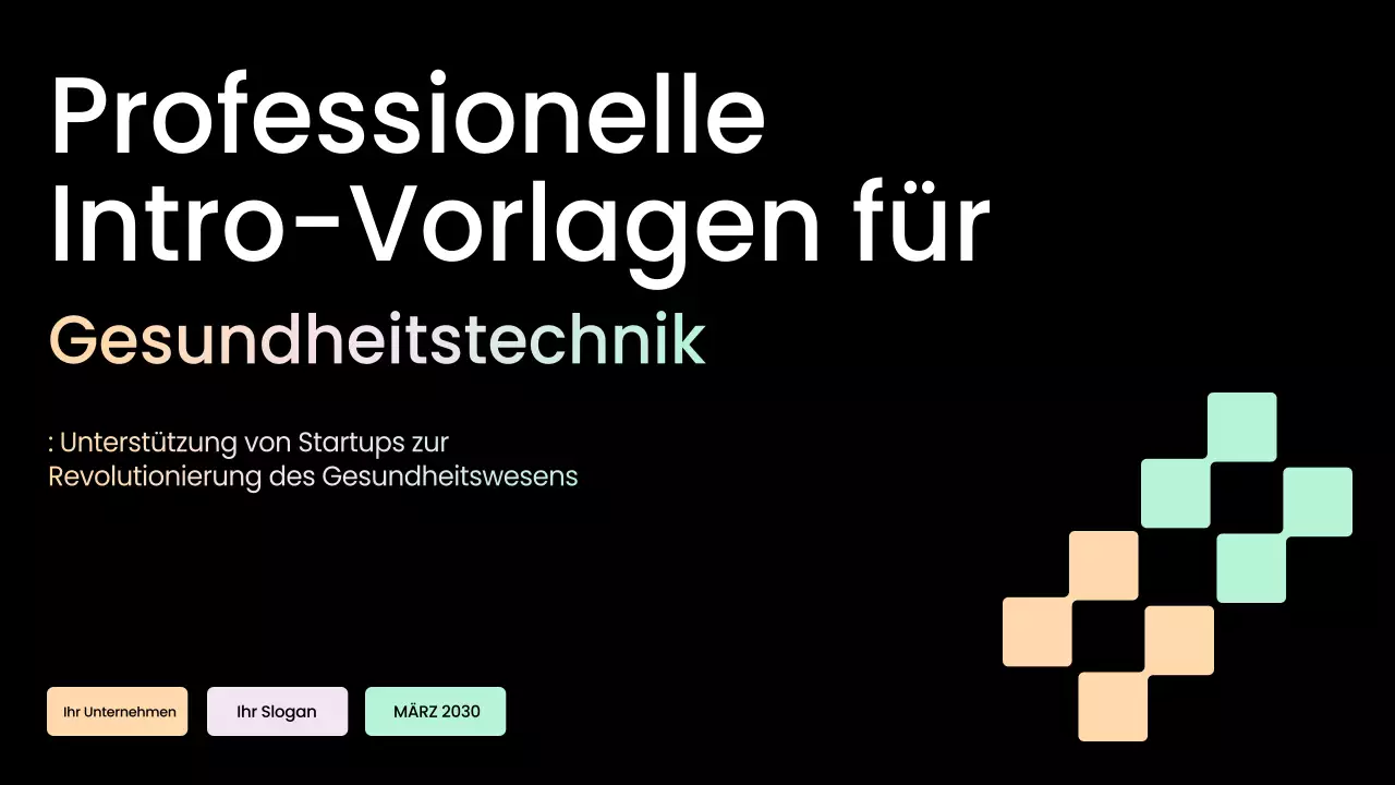 Schwarzer moderner Gesundheitsleitfaden