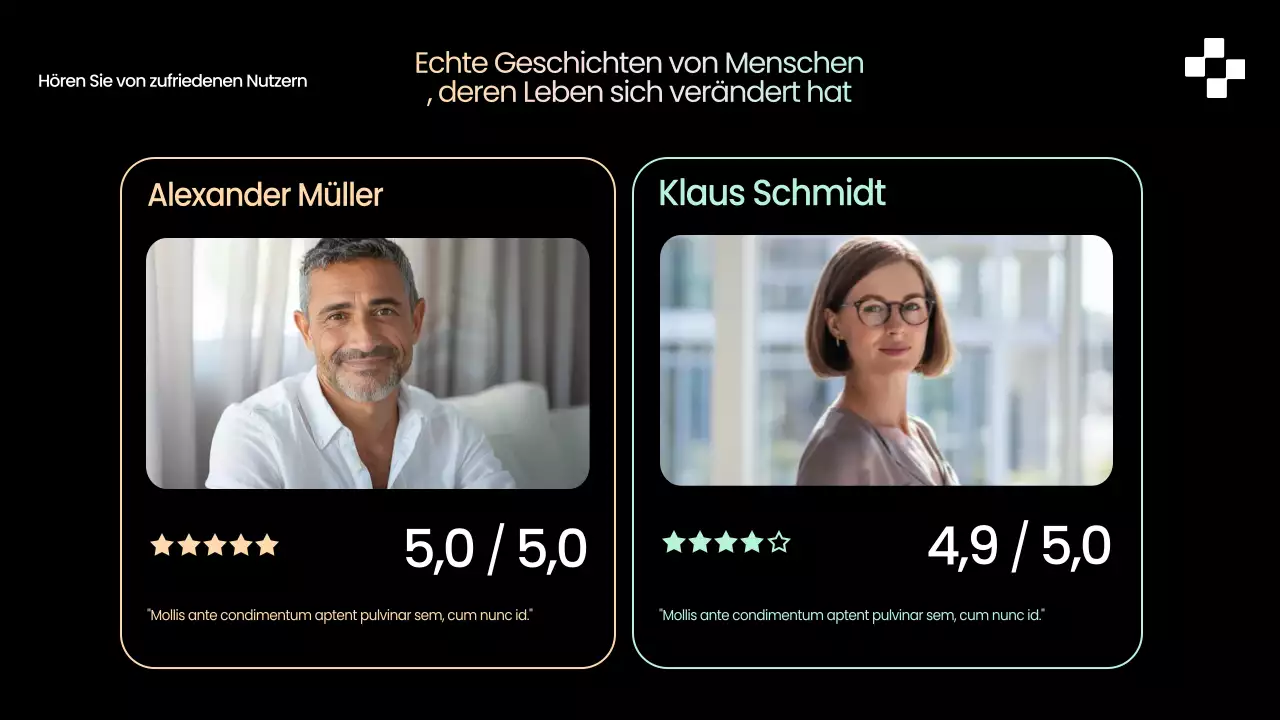 Schwarzer moderner Gesundheitsleitfaden