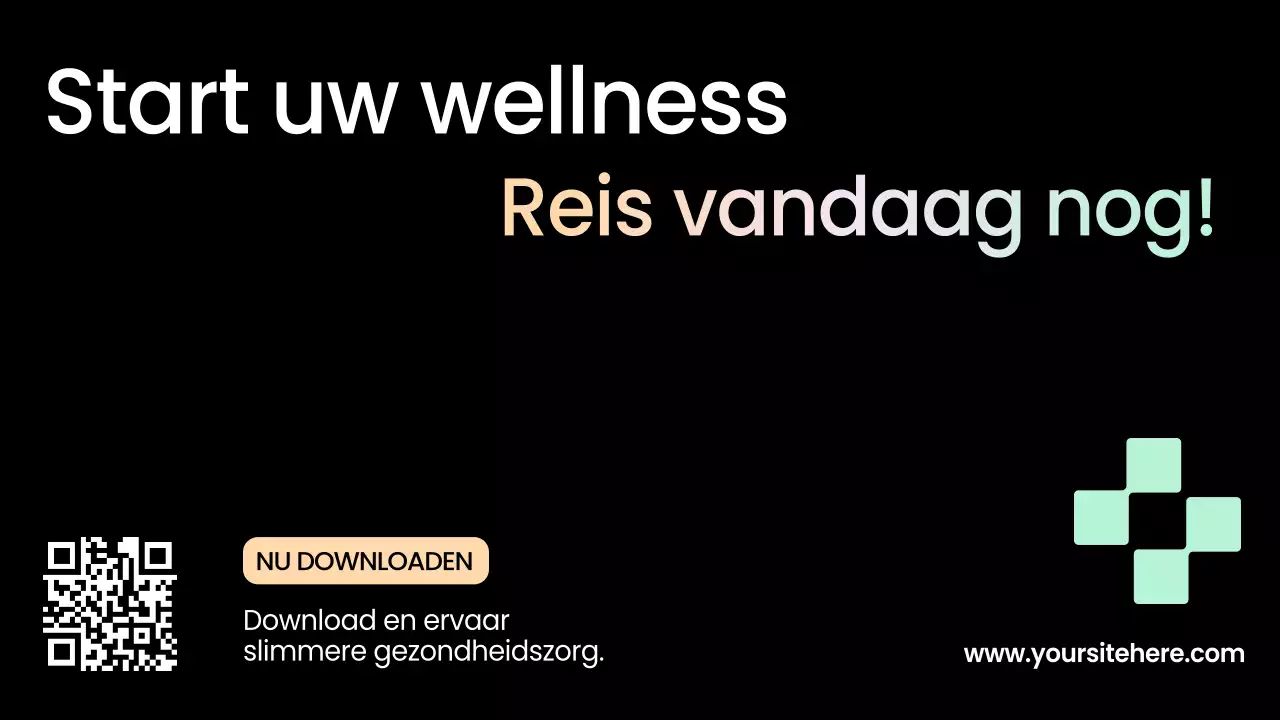 Zwarte moderne gezondheidsgids