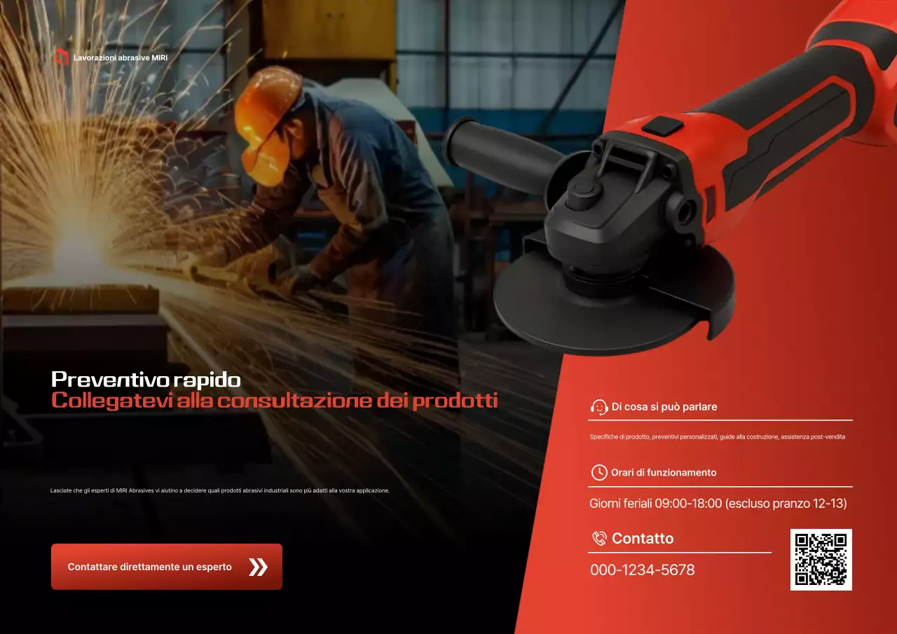 Promozione dei prodotti industriali moderni rossi