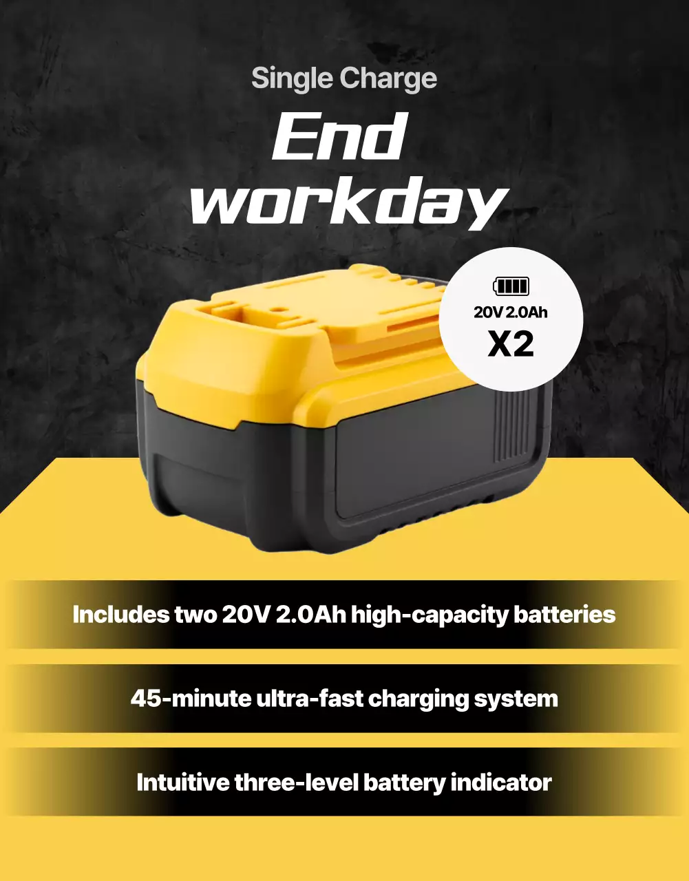 Yellow Modern Tool Ad