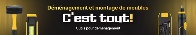 Publicité pour un outil moderne noir