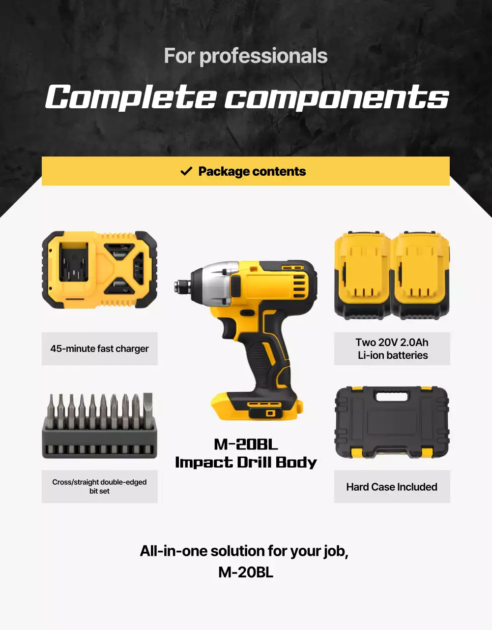 Yellow Modern Tool Ad