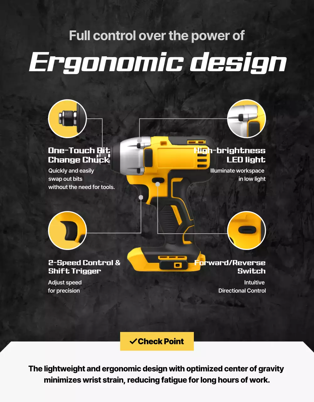 Yellow Modern Tool Ad