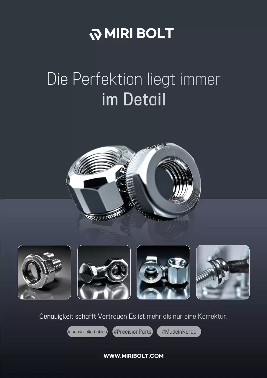 Graue moderne Industriewerbung