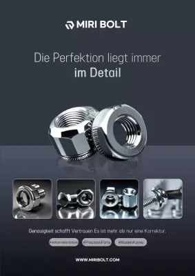 Graue moderne Industriewerbung