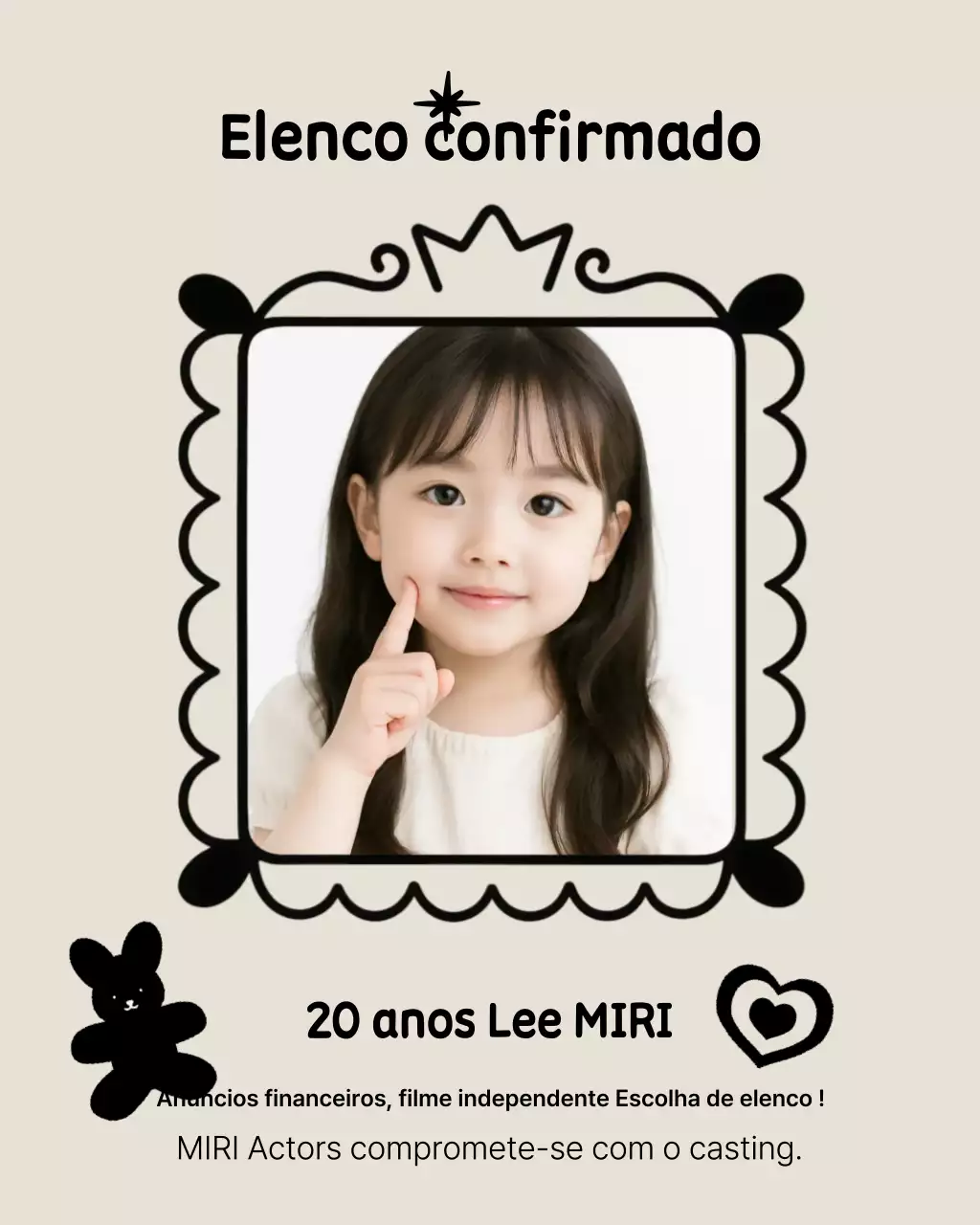 Promoção de celebridades para bebês bege