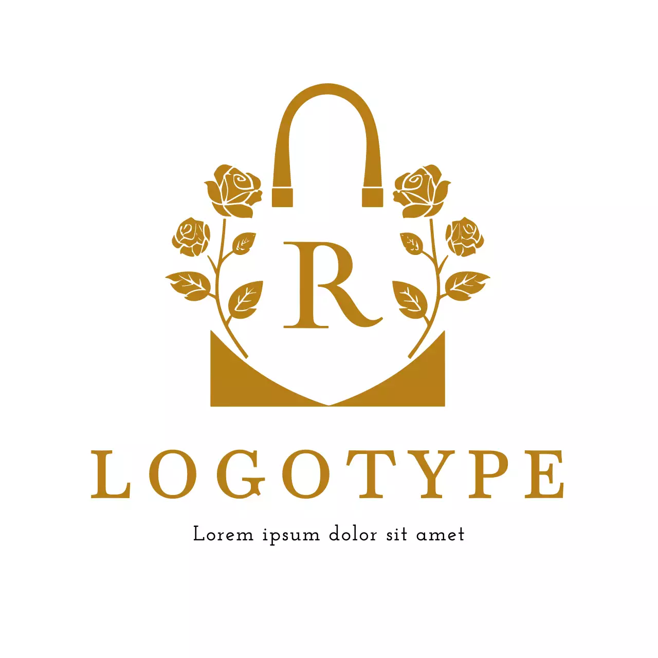 Gold Elegant Design Logo